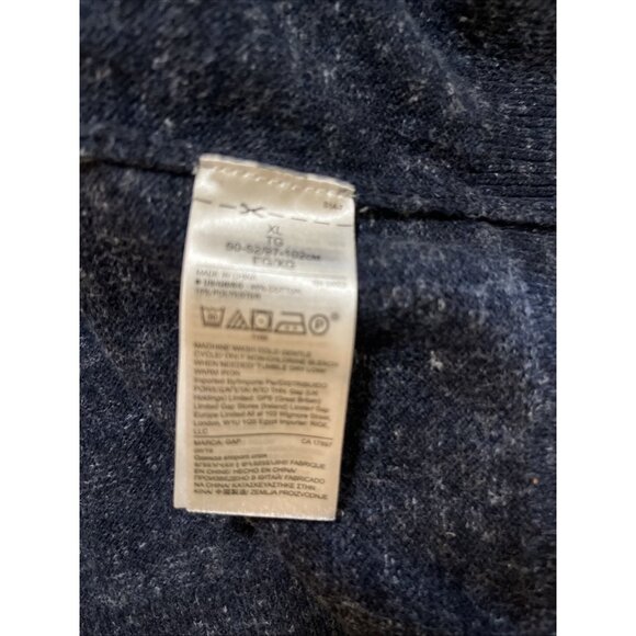 GAP Sweater Men's Colorful Fair Isle Sz XL Crew Neck Cotton Blend Long Sleeves - Picture 7 of 8